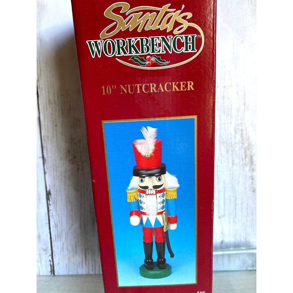 Nutcracker Santa's  Workbench Christmas decor